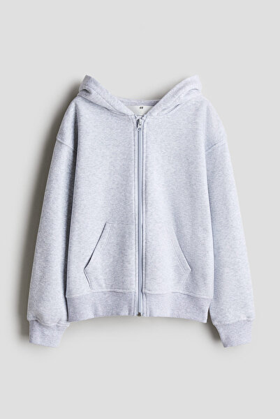 H&M Kapüşonlu ve Fermuarlı Üst