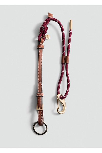 MANGO Woman Carabiner Keychain
