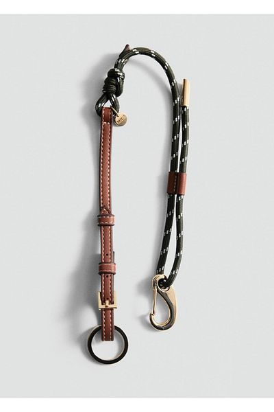 MANGO Woman Carabiner Keychain