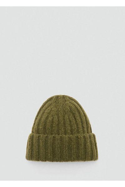 MANGO Woman Beret dzianinowy elastyczny