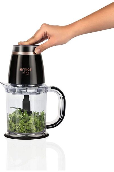 STOREMAX Mst Rapid Pro Rose Chopper, 1.2 L Hopper, 500 W, Stainless Steel Blade, Rose Trendbazaar 1057