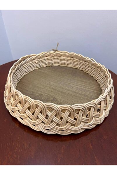 Magicway Hasır Rattan Bambu El Yapımı Kapaksız Sepet Çok Amaçlı Sepet Saklama...