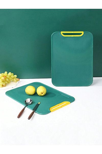 Anadolu Saray Atibacterial Kitchen Cutting Board with Stand Non-Slip Cutting Board Kitchen Cutting Board
