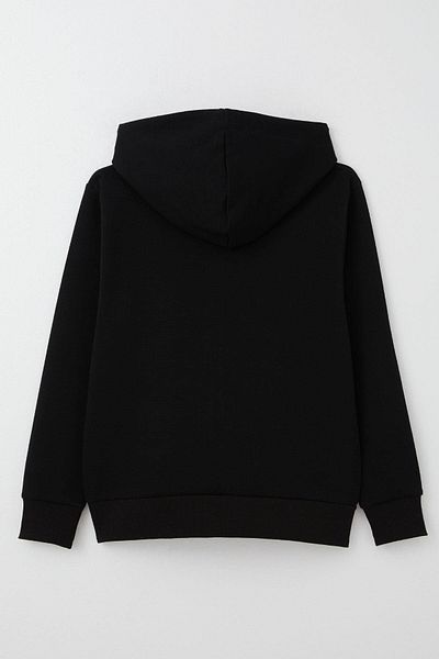 Breeze Boy's Cardigan Pocket Look with Rigging Detail 8-14 Years, Black