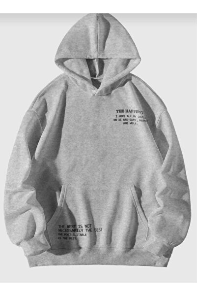 UNCİA OUTDOORS hapıyy test imprimat oversize unisex