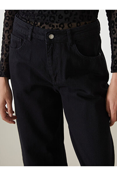 LC Waikiki Black Baggy Fit Women's Jeans