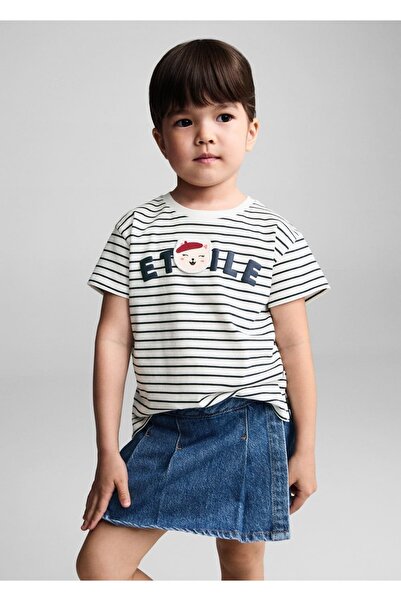 MANGO Baby Cotton striped T-shirt