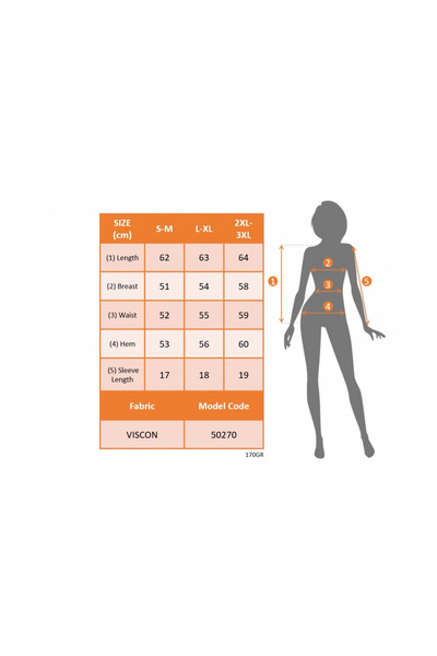 ALPACO Γυναικείο κοντομάνικο μπλουζάκι βισκόζης με στάμπα παλάμης