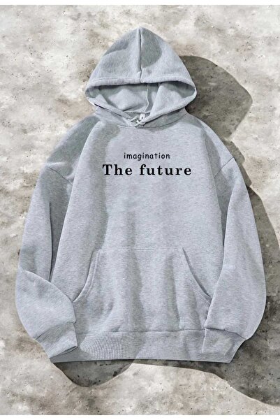 UNCİA OUTDOORS Άνετο φούτερ με στάμπα, oversized, unisex