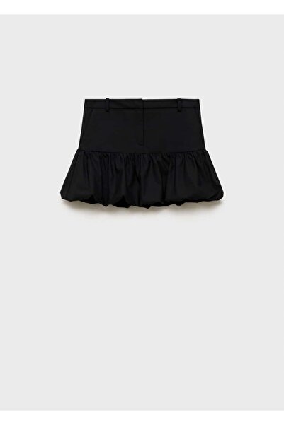 MANGO Woman Volanlı balon mini etek
