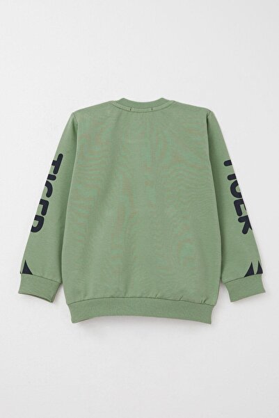 Breeze Tracksuit Set for Boys Ages 1-4 - with Moving Ears and Embroidery Detail, Mint Green