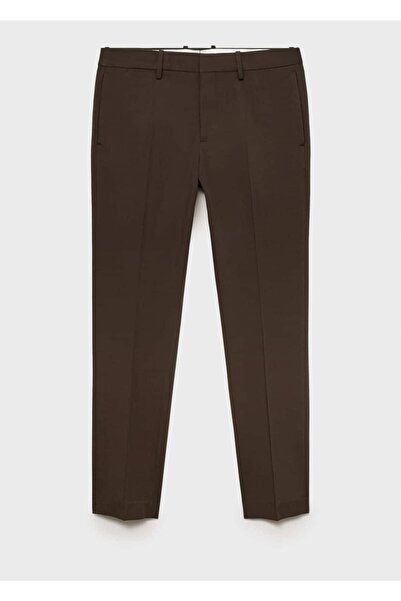 MANGO Man Süper slim fit streç kumaştan kumaş pantolon
