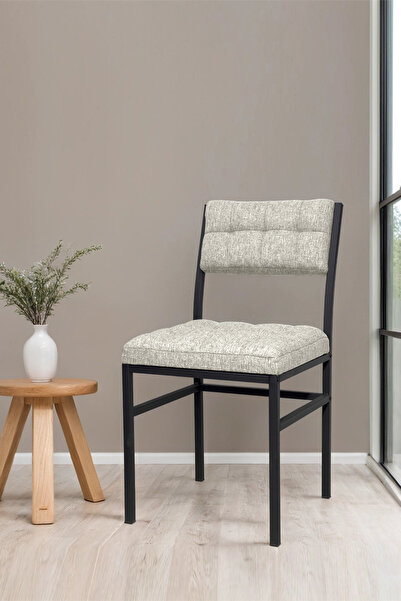 Lumodi Mobilya Mutfak Sandalyesi, Yemek Odası Kafe Restoran Silinebilir Keten...