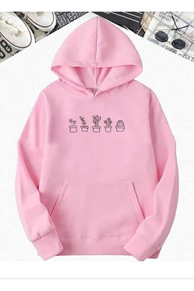 UNCİA OUTDOORS Unisex Oversize με κουκούλα και στάμπα