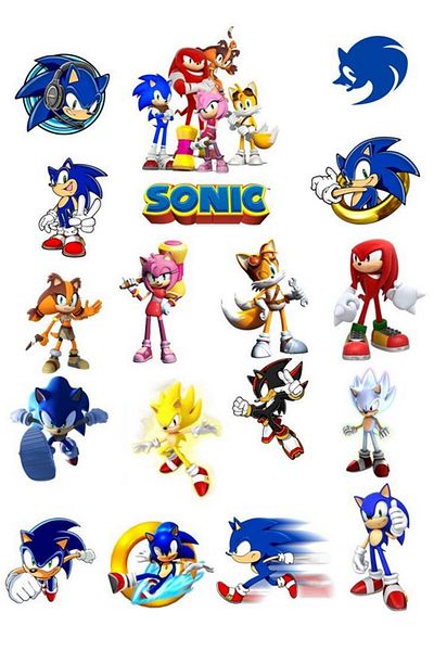 Sticksy Sonic Stickerphone Laptop Notebook Tablet Notebook Flask Sticker Sticker St798