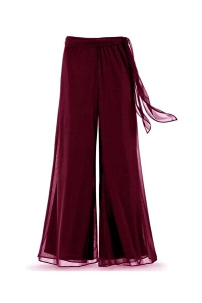 MERİT FASHION Etek Görünümlü Şifon Pantolon