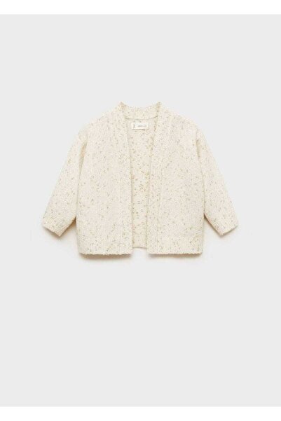 MANGO Baby Delik örgülü hırka