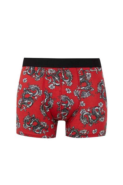 DeFacto New Season Regular Fit Animal Printed Boxer 3 τεμαχίων