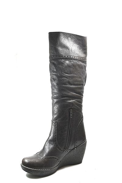 Onlo Ayakkabı Onlo Shoes LZ.79 Γνήσιο δέρμα καφέ γυναικείες μπότες με τακούνι