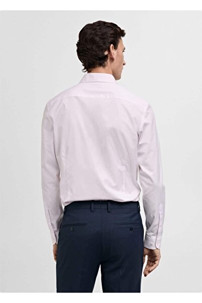 MANGO Man %100 pamuklu slim fit takım gömleği