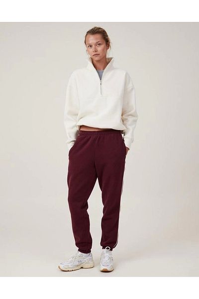 leyla sanat sanata yeni bir bakış açısı Leyla Sanat a New Perspective on Art Oversize Half Zip Collar Basic Sweatshirt - White