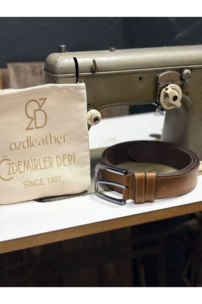 özdemirler deri Curea din piele naturală 100%, curea de 4 cm, curea din piele...