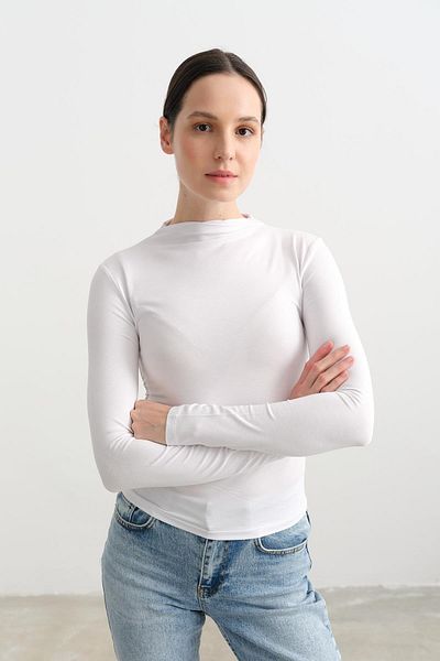 Qutu Butik 30504 Icy Viskose Long Sleeve Top