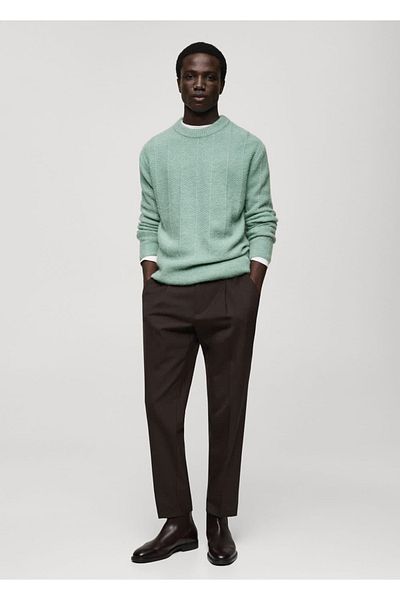 MANGO Man Molded Knitwear Sweater