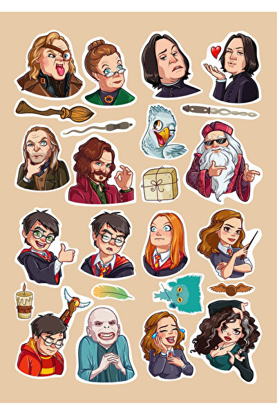 Buki'nin Atölyesi Autocolant Harry Potter Telefon Laptop Notebook Tabletă Cai...