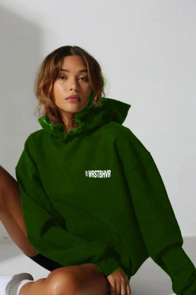 UNCİA OUTDOORS Μαύρο με τύπωμα Γυναικείο με κουκούλα