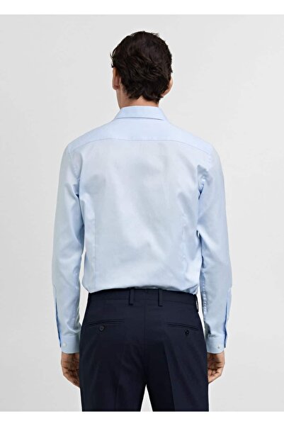 MANGO Man Slim fit pamuklu poplin gömlek