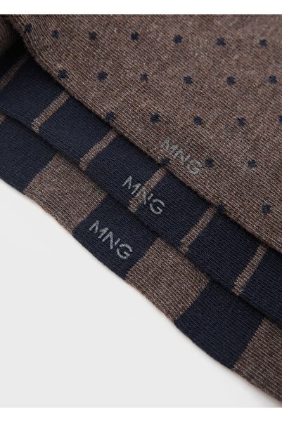 MANGO Man 3'lü karma çorap