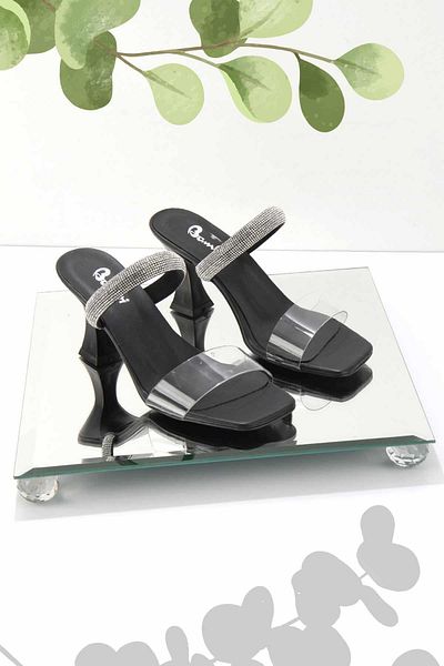 Bambi Women's Black Slippers K04994027009