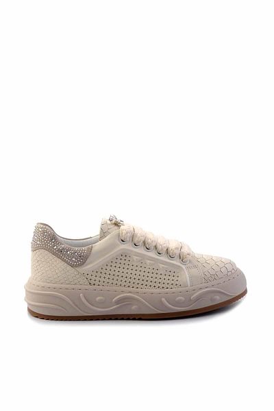 Bambi Beige Leather Women's Sneaker K01459702103