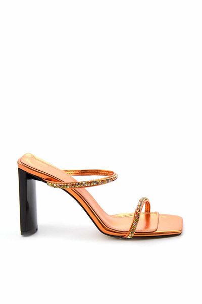 Bambi Metallic Orange Women's Slippers K04188130009
