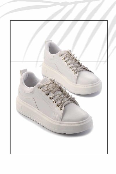 Bambi Κ 01345116009   Μοντέλο Λευκό Γυναικείο Sneaker