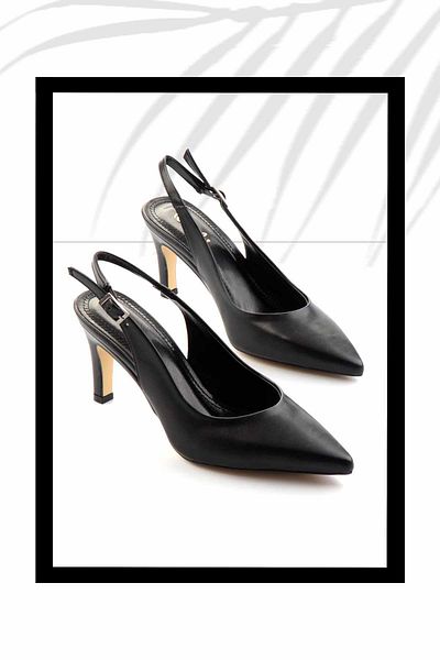 Bambi Black Women's Classic Heeled Shoes K01188132609