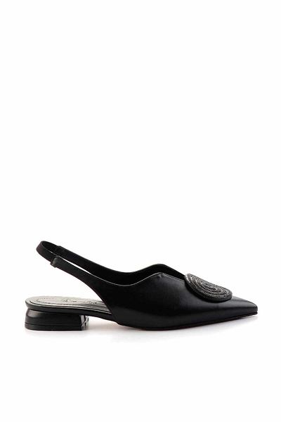 Bambi Schwarze klassische Damenschuhe mit Absatz K 01226015209