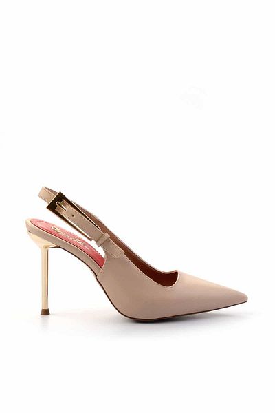 Bambi Beige Women's Evening Dress Shoes01209929009