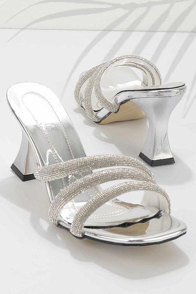 Bambi Klapki damskie Lame Mirror K04842100039