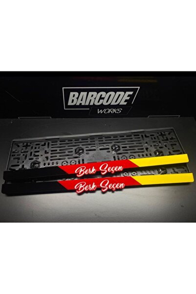 Barcode Works 3D RENKLİ ALMAN MODEL TAKMATİK PLEKSİ PLAKALIK