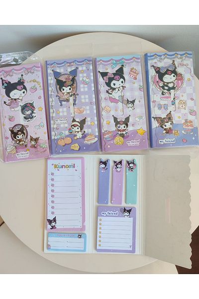 senacacollection Kuromi̇ Post-It Adhesive Note Paper 1 Piece