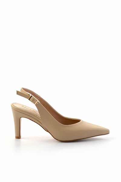 Bambi Beige Women's Classic Heeled Shoes01188132609