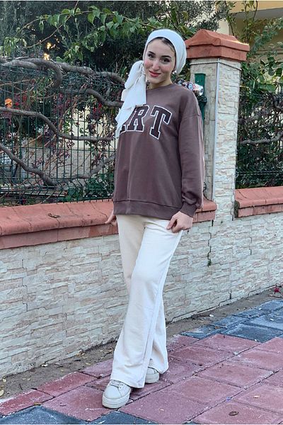 Moda Rosa 25K4443 - Coffee - Art Triple Sweat