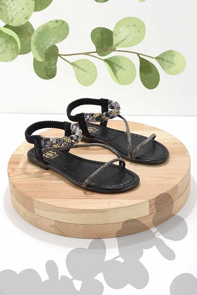 Bambi Women's Black Sandals K05625051309