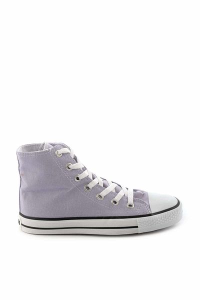 Bambi Lila Leinen Freizeitschuhe für Damen K01688010418