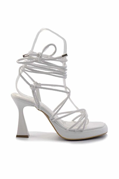 Bambi Classic White Women's Heeled Shoes - K05215164509