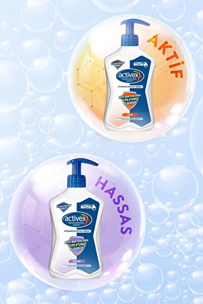 Activex Sıvı Sabun Aktif 3 x 500 ML