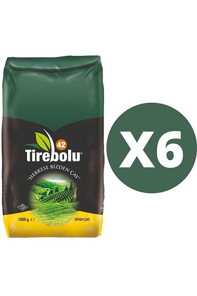 Tirebolu 42 Black Bulk Tea 6 X 1 Kg
