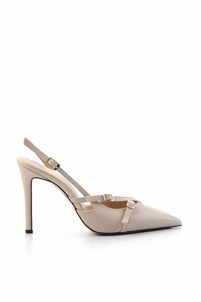 Bambi Beige Women's Classic Heeled Shoes01667010109